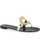 Giuseppe Zanotti Togo Leather Sandal - Lyst