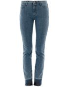 Maison Margiela Frayedhem Highrise Straightleg Jeans - Lyst