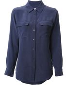 Equipment Silk Shirt - Lyst