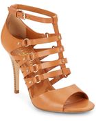Ivanka Trump Maxy Strappy Leather Sandals - Lyst