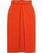 Raoul Pleated Crepe Skirt - Lyst