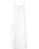 Lucas Nascimento White Leather Scoop Neck Dress - Lyst
