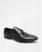 Asos Brogue Shoes In Leather - Lyst