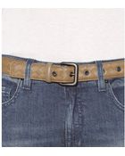 Bottega Veneta Intrecciato Leather Belt - Lyst