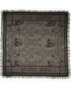Philipp Plein Skull Crosses Scarf - Lyst