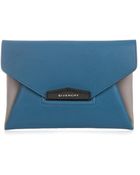 Givenchy Antigona Leather Envelope Clutch - Lyst