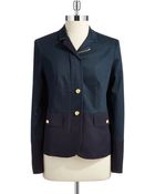 Jones New York Zip Front Blazer - Lyst