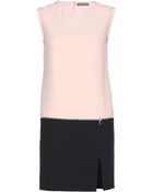 Alexander McQueen Crepe Dress - Lyst