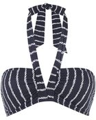 Seafolly Coastline Bandeau Bikini Top - Lyst