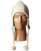 The North Face Fuzzy Earflap Beanie - Lyst