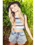 Missguided Rinalda Neon Aztec Crop Top - Campaign - Lyst
