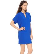 Vince V Neck Dress - Coastal - Lyst