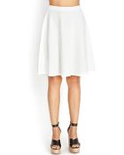 Forever 21 Rose Embossed Circle Skirt - Lyst
