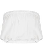 Topshop Staple Crinkle Bandeau Top - Lyst
