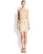Aidan Mattox Beaded Cocktail Dress - Lyst