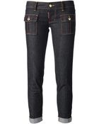 DSquared2 Cropped Skinny Jeans - Lyst