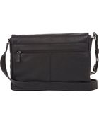 Barneys New York Flap-Front Messenger - Lyst