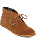 Lucky Brand Asherr Suede Booties - Lyst