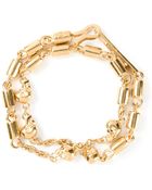 Alexander McQueen Skull Bracelet - Lyst