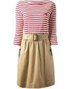Burberry Brit Belted Dress - Lyst
