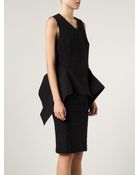 Gareth Pugh Structured Peplum Top - Lyst