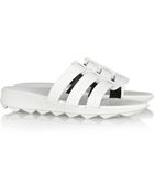 Christopher Kane Cutout Matteleather Slides - Lyst