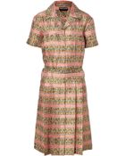 Rochas Silk Twill Crab Print Shirtdress - Lyst