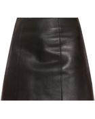 T By Alexander Wang Bonded Leather Skirt - Lyst