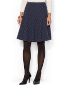 Lauren by Ralph Lauren Plaid Fit-And-Flare Skirt - Lyst