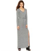 Alternative Apparel Longsleeve Scoopneck Maxi Dress - Lyst