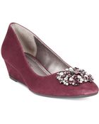 Adrienne Vittadini Palm Beach Wedge Pumps - Lyst