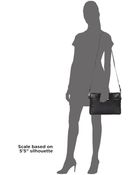 Milly Layne Snake-Embossed Leather Crossbody Bag - Lyst