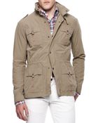 Michael Bastian Four-pocket Twill Military Jacket - Lyst