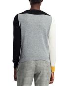 Stella McCartney Cashmere Colorblock Sweater - Lyst