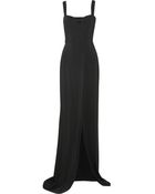 Burberry Prorsum Cutout Crepe Gown - Lyst