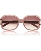 Chloé Square-Frame Sunglasses - Lyst