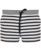 T By Alexander Wang Stripe French Terry Shorts - Lyst