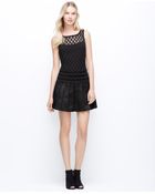 Ann Taylor Tall Pleated Dot Dress - Lyst