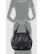 Kooba Valerie Flapfront Shoulder Bag Black - Lyst