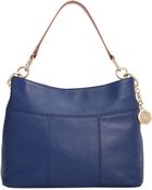 Tommy Hilfiger Th Signature Leather Small Hobo - Lyst