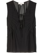 Vanessa Bruno Athé Brescia Silk Chiffon Top - Lyst