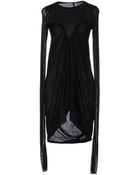Rick Owens Lilies Kneelength Dress - Lyst