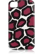 Diane von Furstenberg Stone Leopard Printed Iphone 4 Case - Lyst