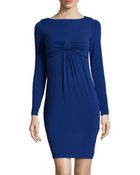 Love Moschino Knit Bow-detail Dress - Lyst