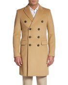 Burberry London Wool Cashmere Double Breasted Top Coat - Lyst