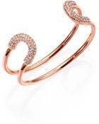 Giles & Brother Cortina Pave Cuff Bracelet - Lyst