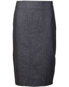 Brunello Cucinelli Panel Skirt - Lyst