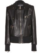 Balmain Leather Jacket - Lyst