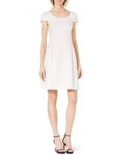 Michael Kors Pleat-Sleeve Stretch-Wool Dress - Lyst