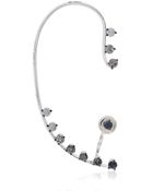 Delfina Delettrez Grey Diamonds Dots Ear Cuff - Lyst
